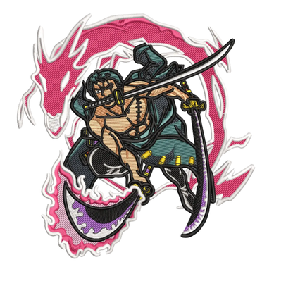 Roronoa Zoro Custom - One Piece - Broderie
