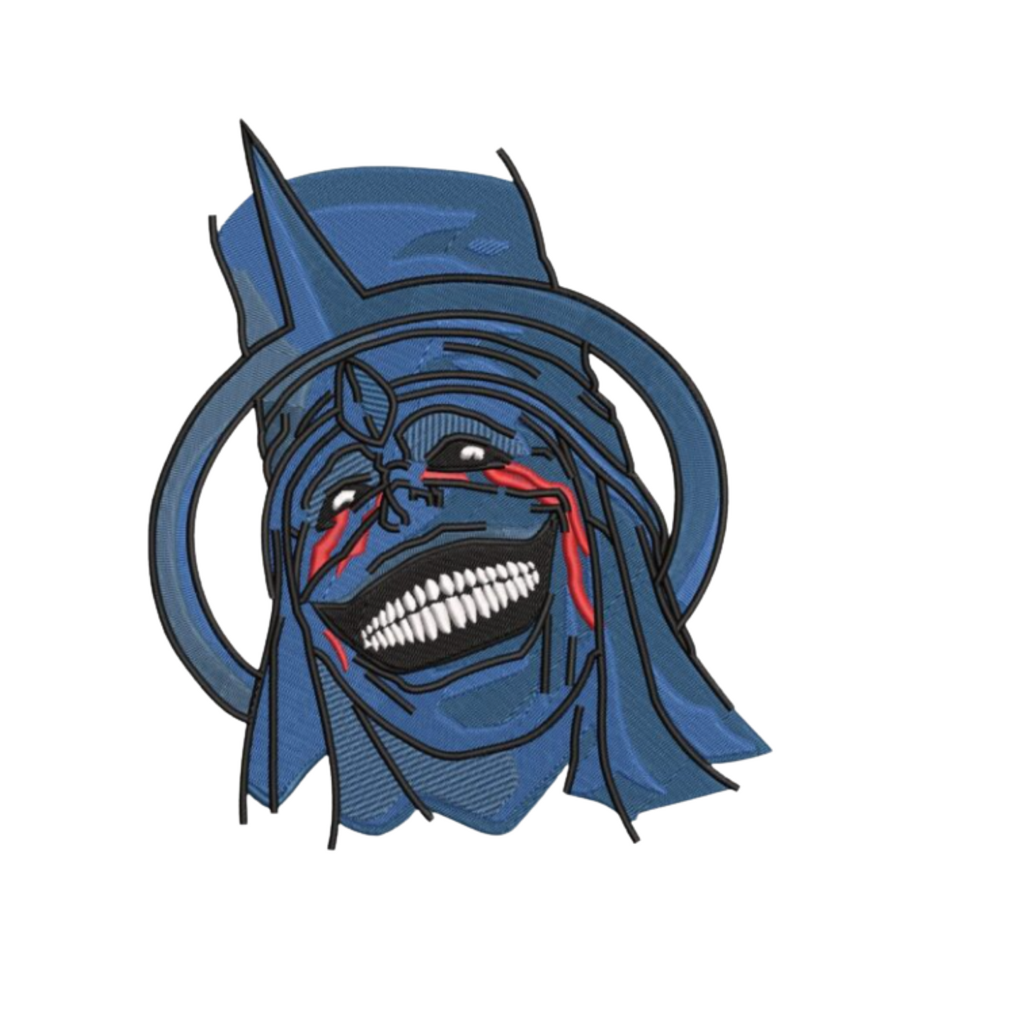Statue of God smile - Solo Leveling - Broderie