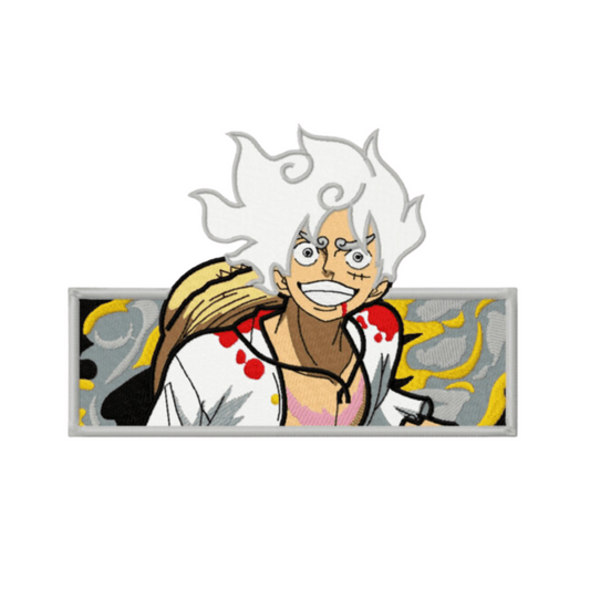 Luffy Gear 5 Custom - One Piece - Broderie