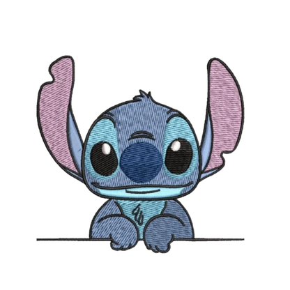 Stitch custom - Lilo et Stitch - Broderie