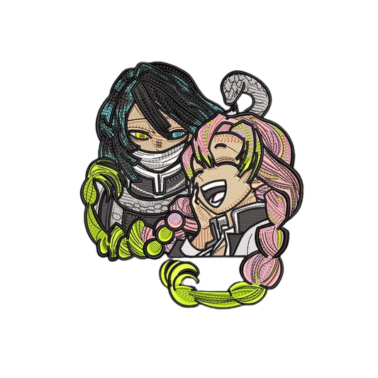 Obanai & Mitsuri Kanroji Custom - Demon Slayer - Broderie