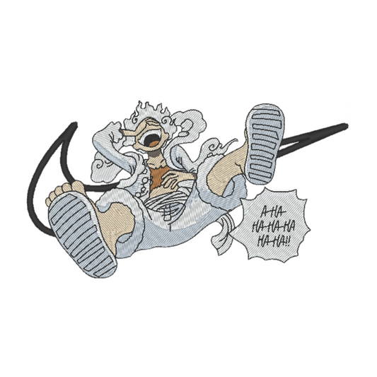 Luffy Gear 5 - One Piece - Broderie