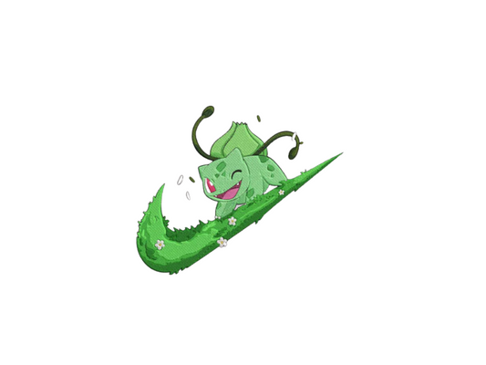 Bulbizarre Custom - Pokémon - Broderie