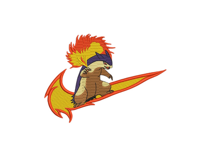 Typhlosion Custom - Pokémon - Broderie
