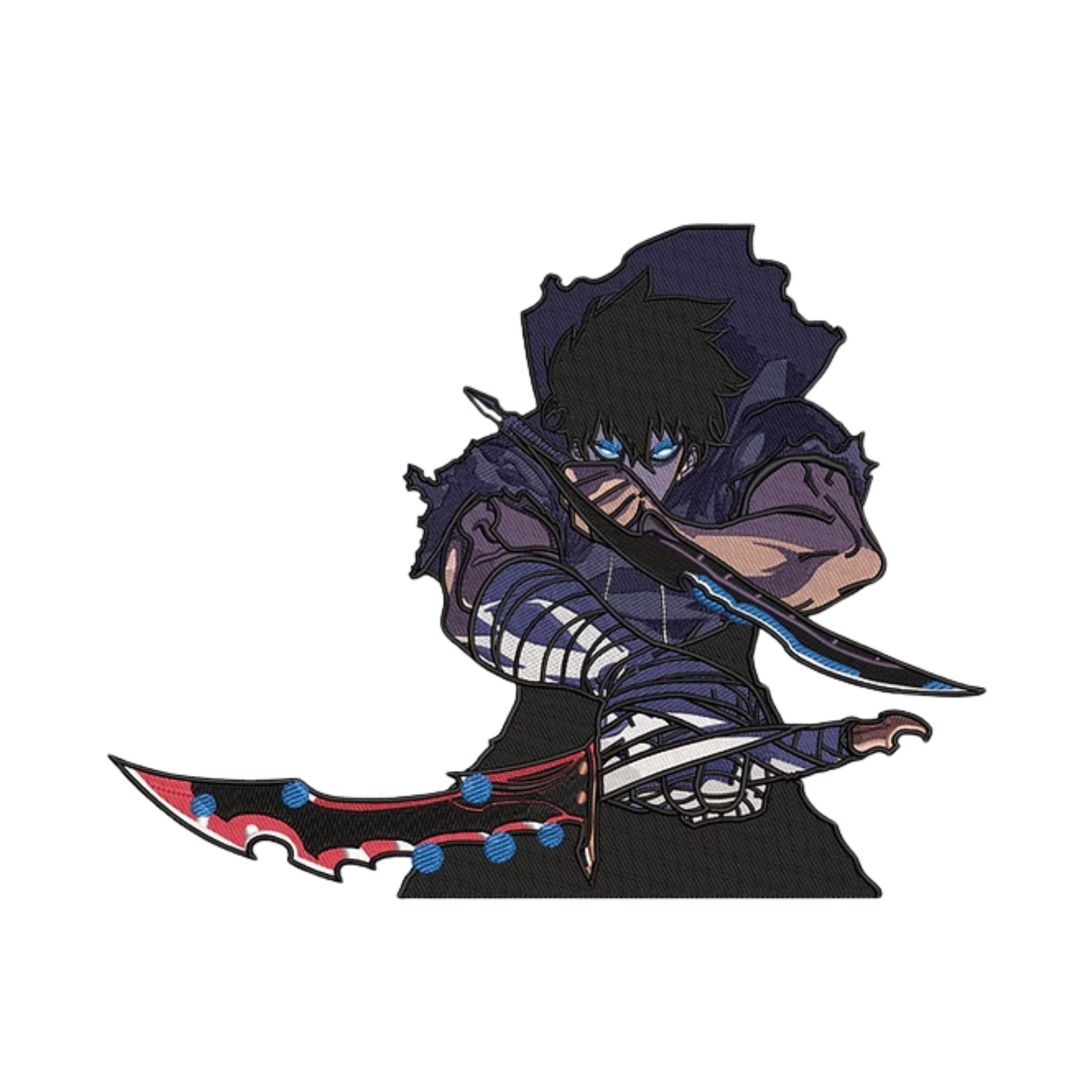 Jinwoo custom - Solo Leveling - Double Broderie