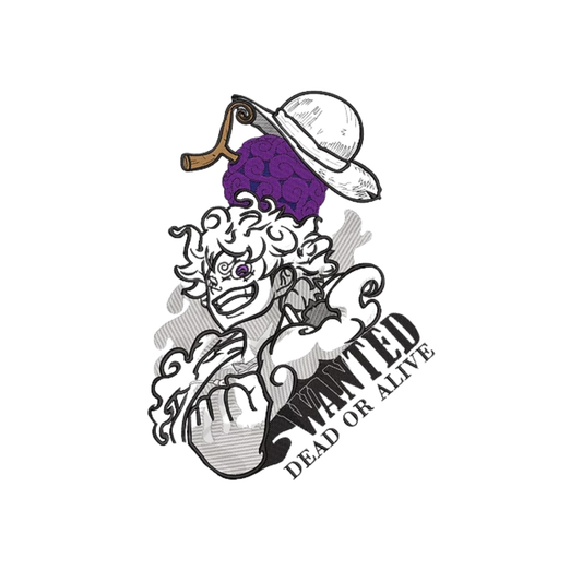 Monkey D. Luffy Custom - One Piece - Grande Broderie