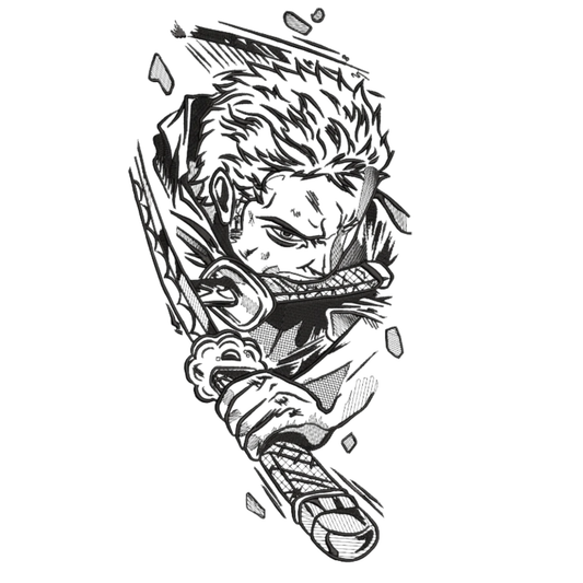 Roronoa Zoro Custom - One Piece - Grande Broderie