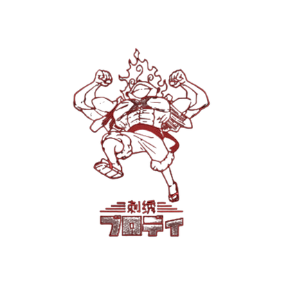 Monkey D. Luffy Custom - One Piece - Grande Broderie