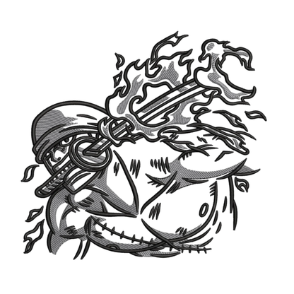 Roronoa Zoro Custom - One Piece - Grande Broderie