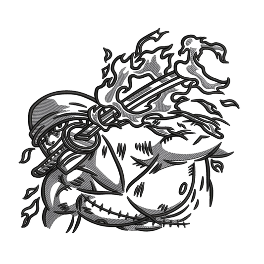 Roronoa Zoro Custom - One Piece - Grande Broderie