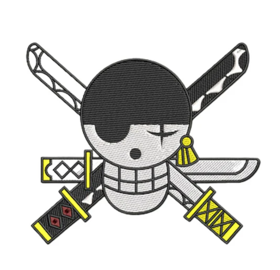 Zoro Custom - Sweat à capuche - S - Gris anthracite