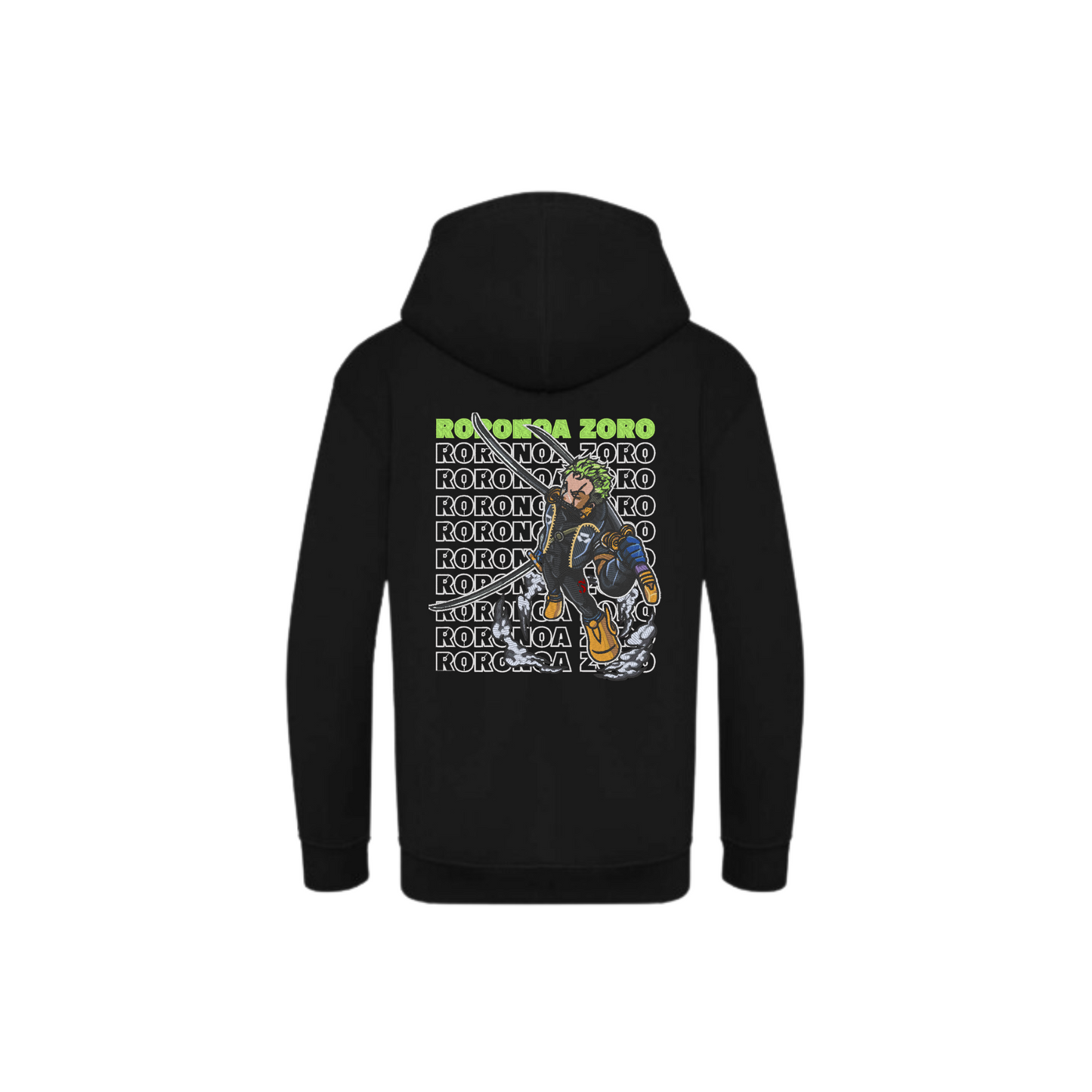 Zoro Custom - Sweat à capuche - S - Gris anthracite