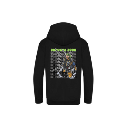 Zoro Custom - Sweat à capuche - S - Gris anthracite
