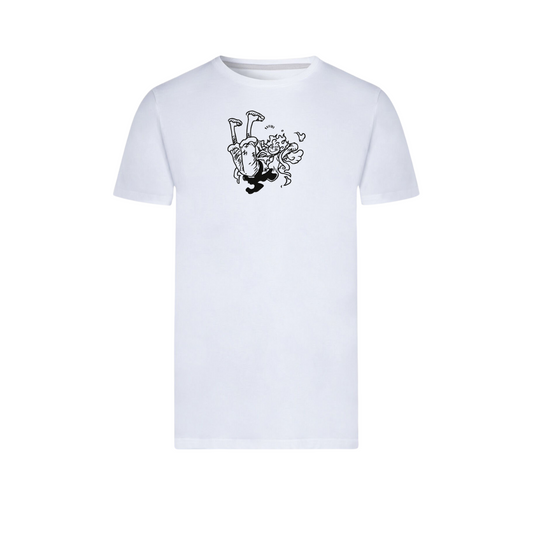 Luffy Custom - T-shirt - L - Blanc