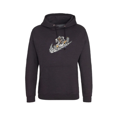 Luffy Custom - Sweat à capuche - L - Gris anthracite